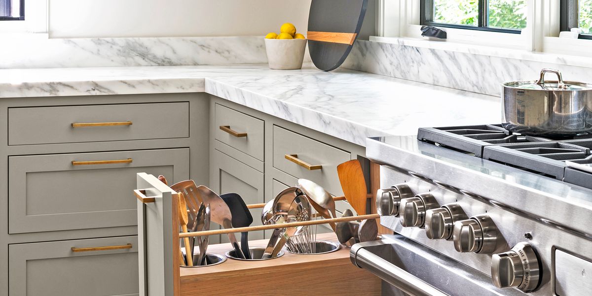 25 Best Kitchen Storage Ideas - Smart, Easy Storage Solutions for Your  Kitchen