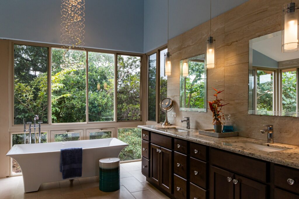 traditional dressing table bathroom