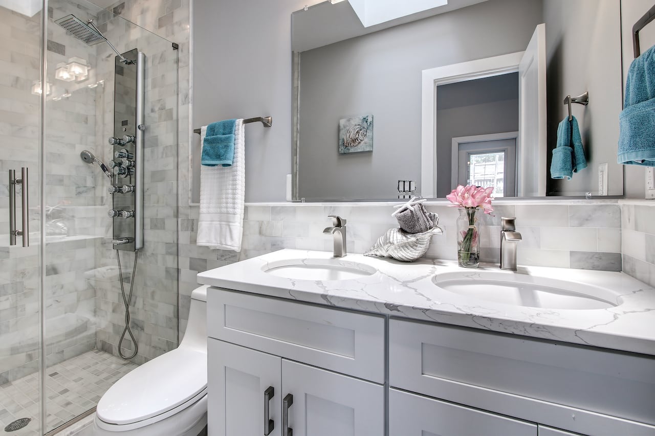 The Cost Of Bathroom Vanities A, How Much Does A Marble Vanity Top Cost