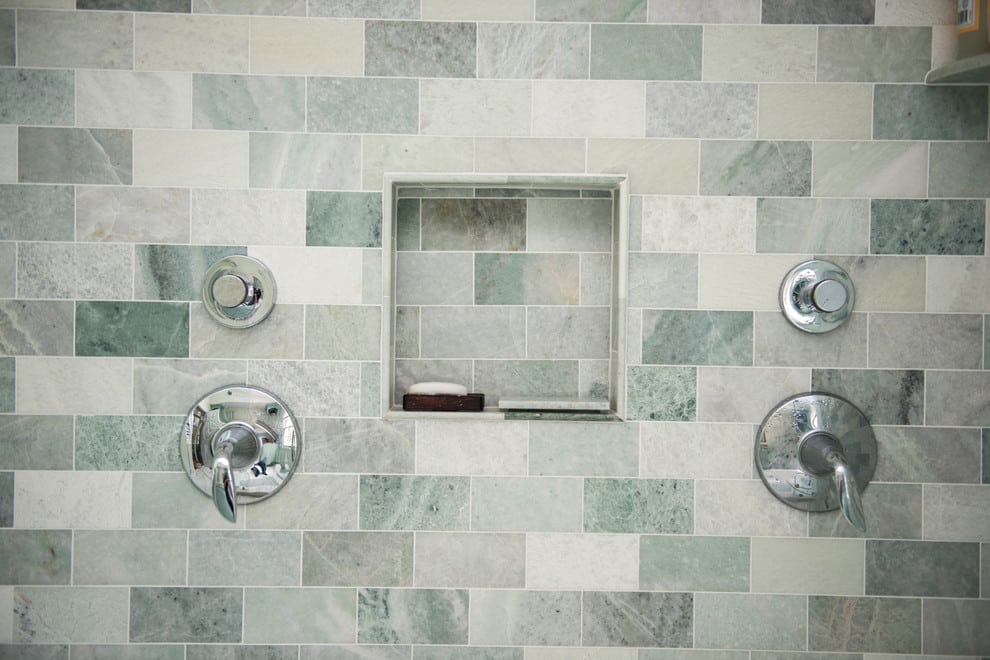 shower niche remodel