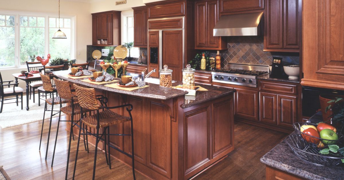 Cherry Wood Kitchen Cabinets 