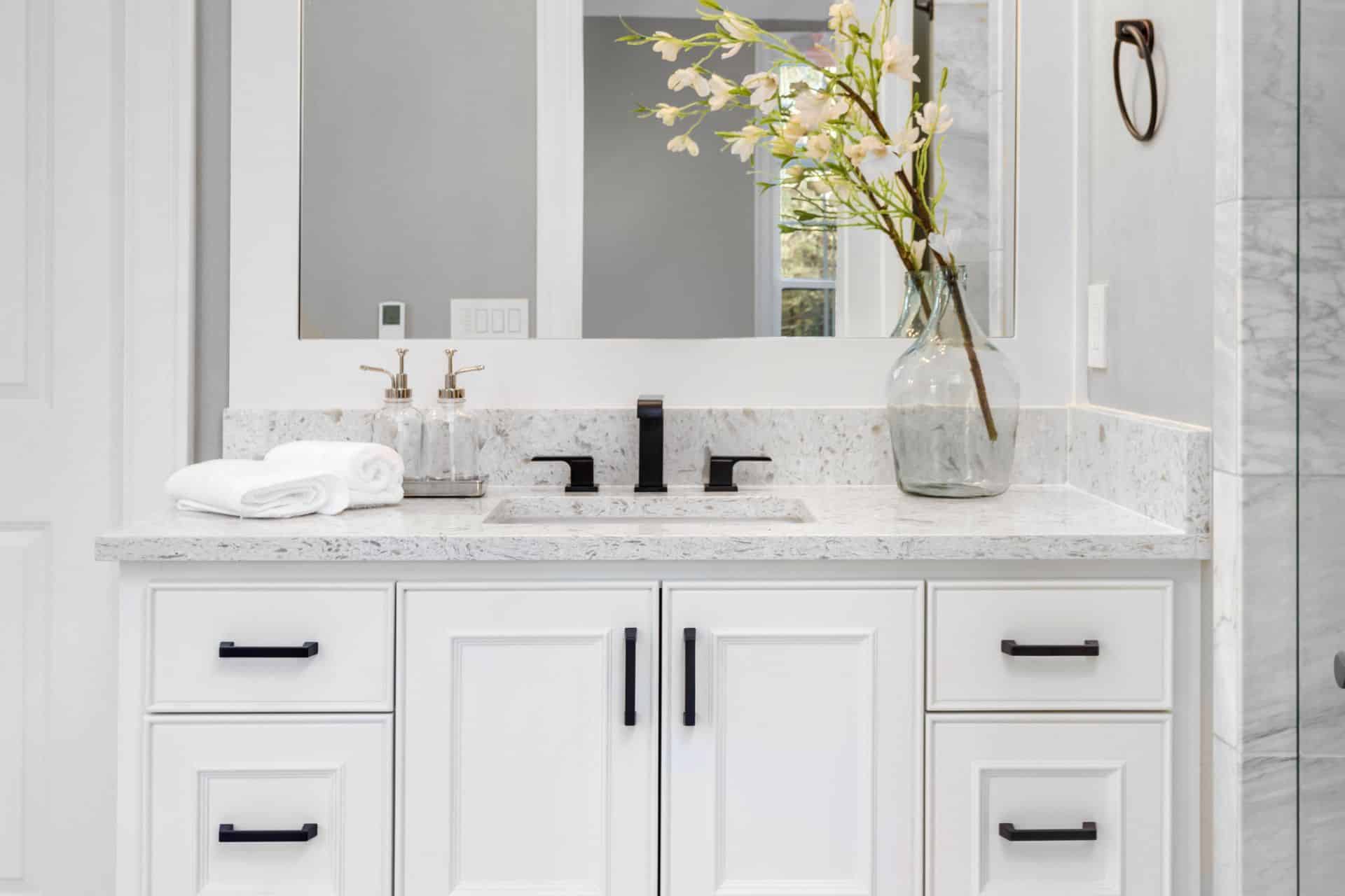 bathroom vanity with drawers